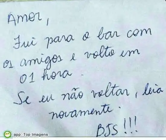 Amor fui para o bar