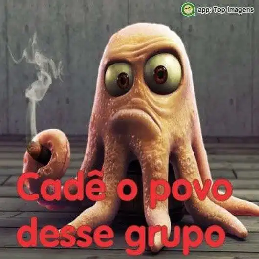 Cadê o povo desse grupo