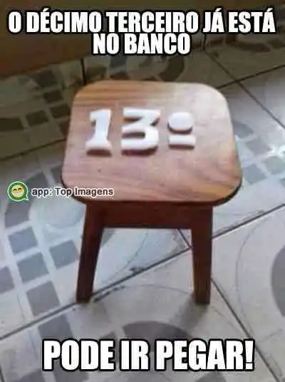 Décimo terceiro no banco