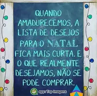 Lista de desejos para o Natal