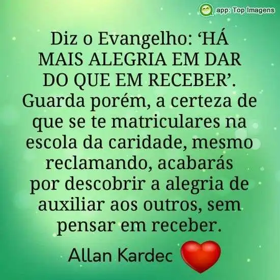 Alegria em dar