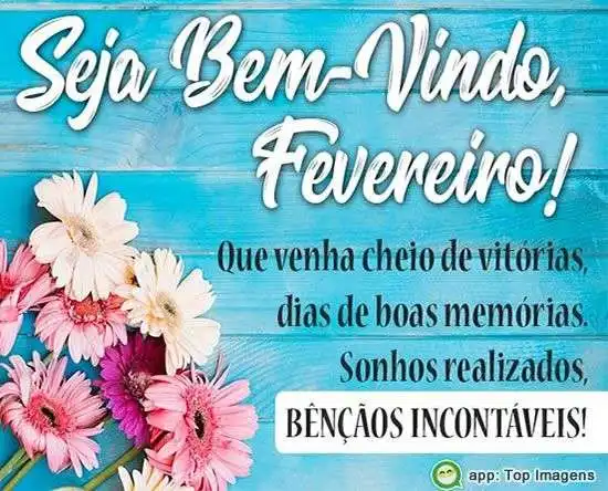 Bem-vindo fevereiro