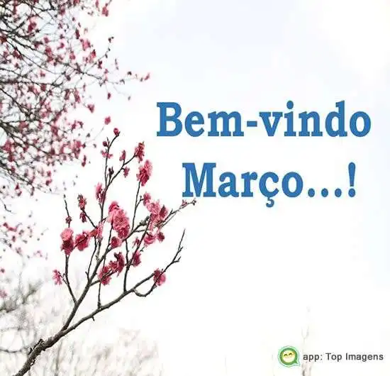Bem-vindo março