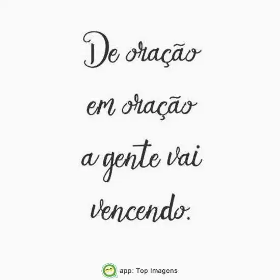 De oração em oração