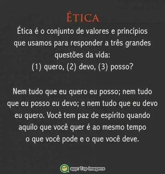 Definição de ética