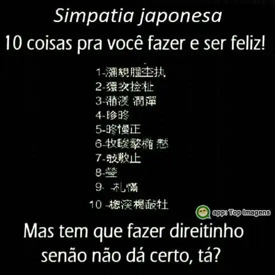 Simpatia japonesa