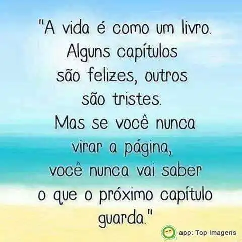 A vida é como um livro
