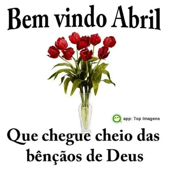 Bem-vindo abril