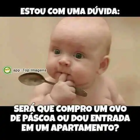 Dúvida sobre ovo de páscoa