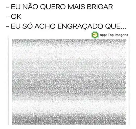 Não quero brigar