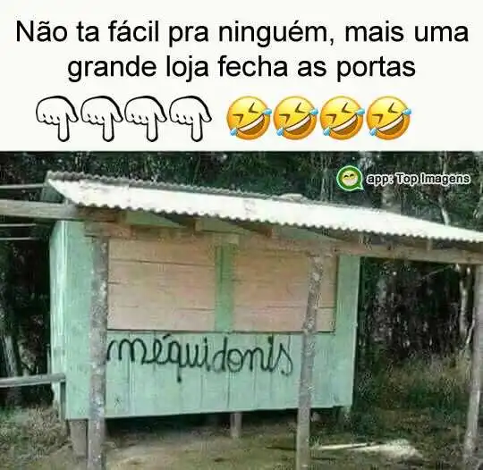 Não tá fácil pra ninguém