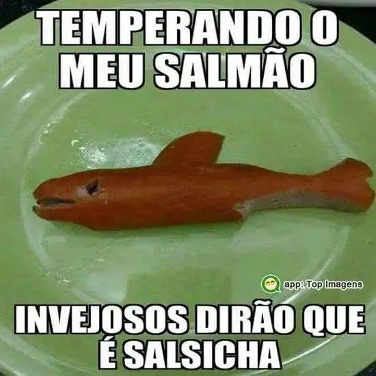Temperando meu salmão