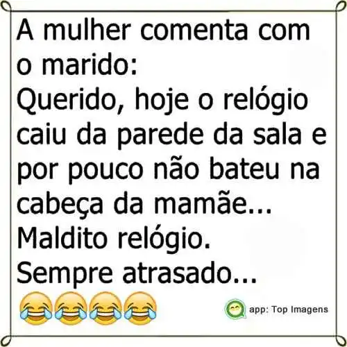 Relógio atrasado