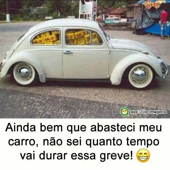 Ainda bem que abasteci
