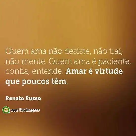 Amar é virtude