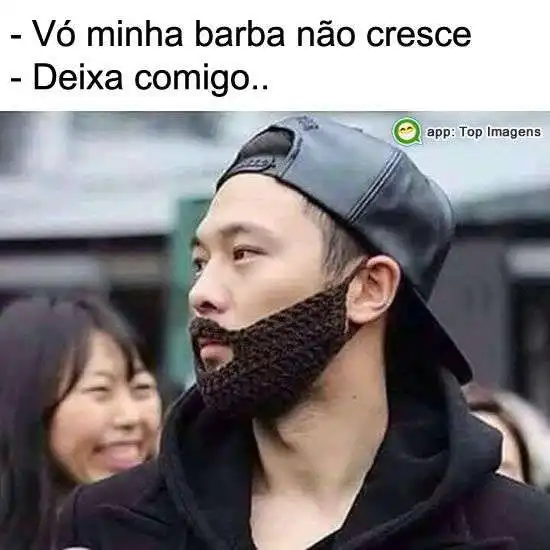 Barba não cresce