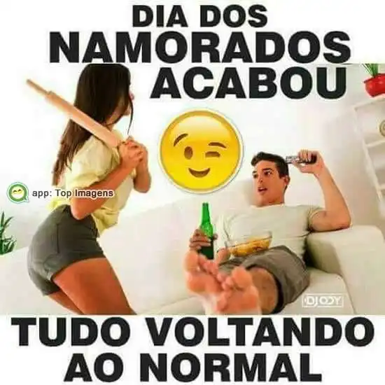 Dia dos namorados acabou