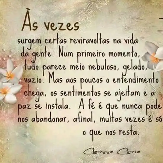 Reviravoltas na vida