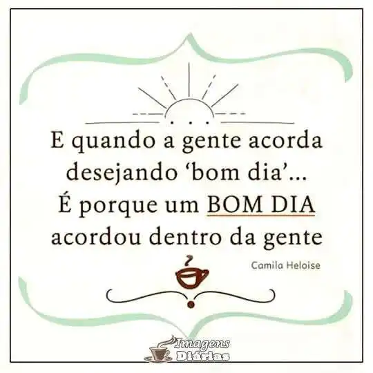 Bom dia