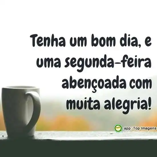 Bom dia segunda-feira