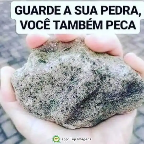 Guarde sua pedra