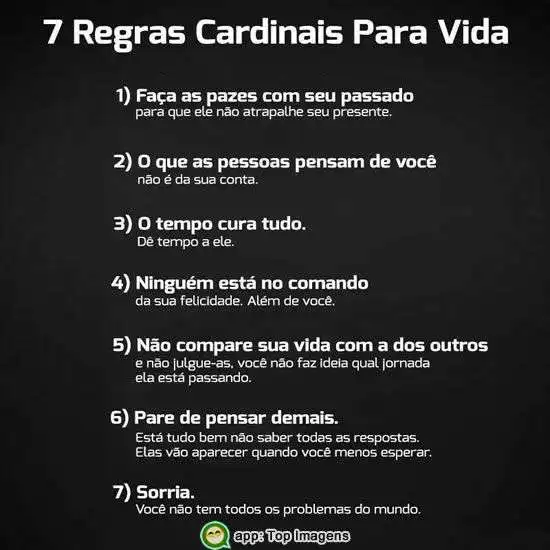 Regras para a vida