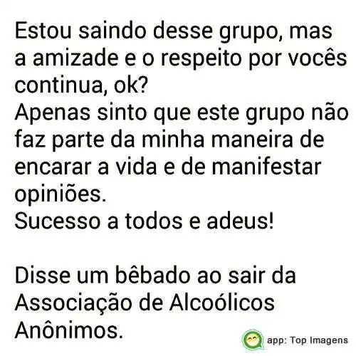 Saindo desse grupo