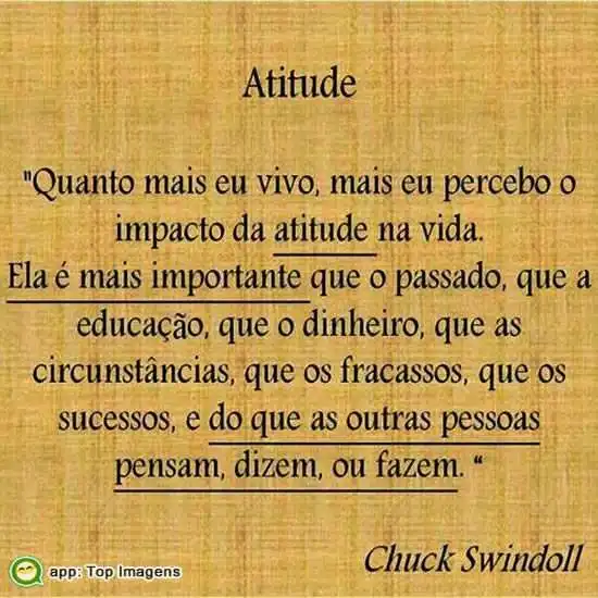 Atitude na vida