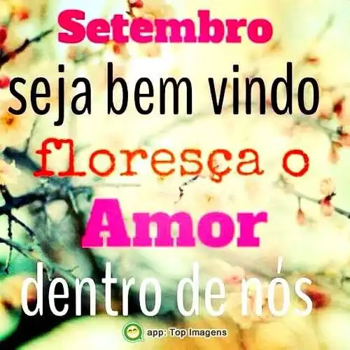 Bem-vindo Setembro