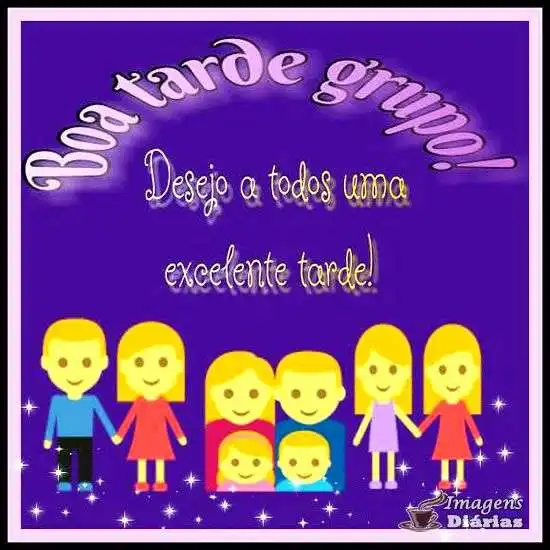 Boa tarde grupo