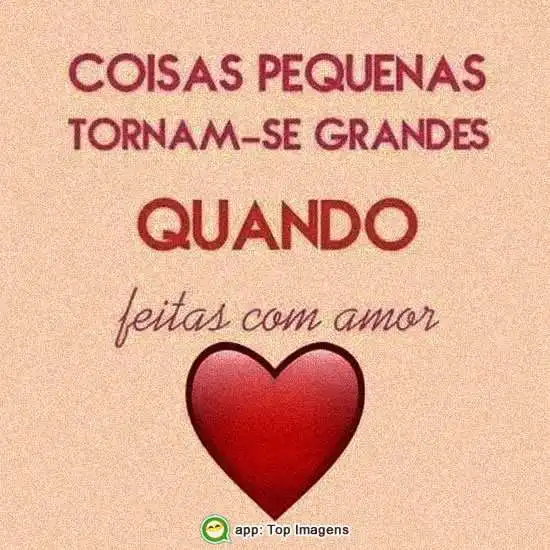 Coisas feitas com amor