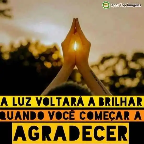 Começar a agradecer