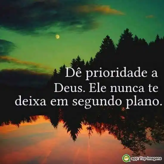 Dê prioridade a Deus