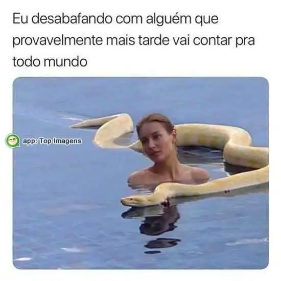 Eu desabafando