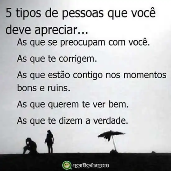 Pessoas para apreciar