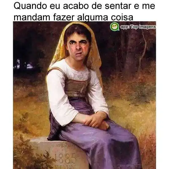 Quando acabo de sentar