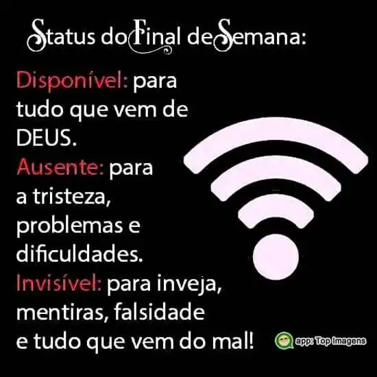 Status do fim de semana