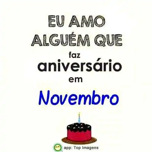 Aniversariante de novembro