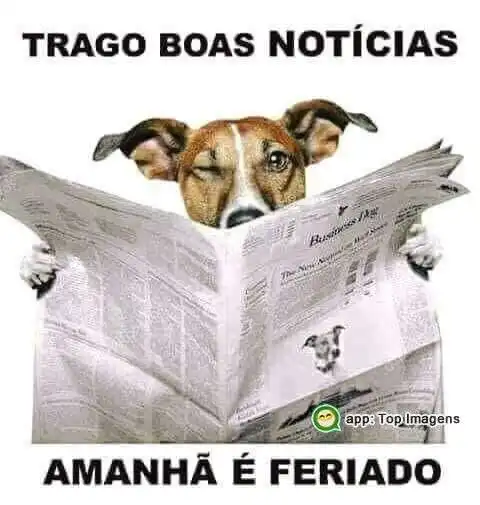 Boas notícias