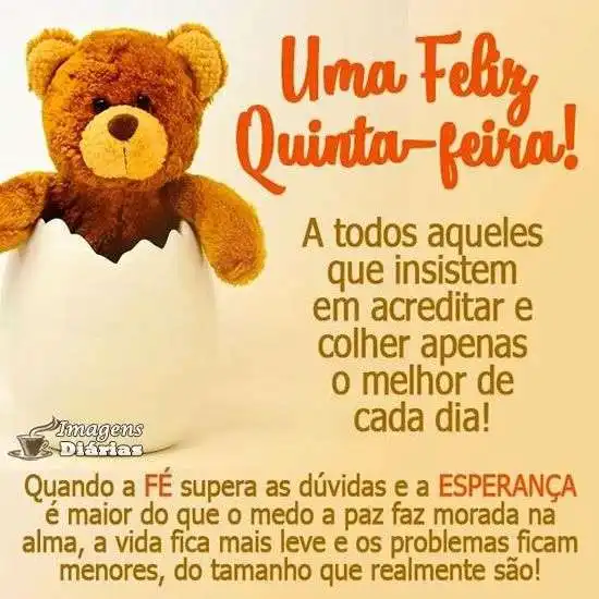 Feliz quinta-feira