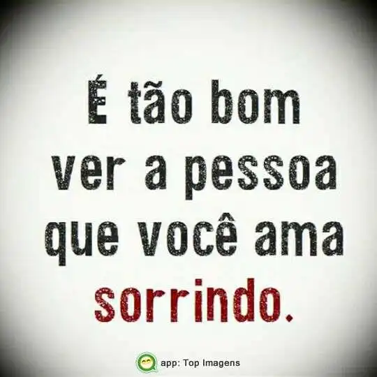 Pessoa que ama sorrindo