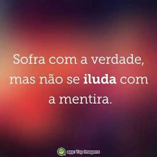 Sofrer com a verdade