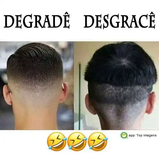 Corte de cabelo degradê
