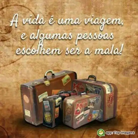 A vida é uma viagem