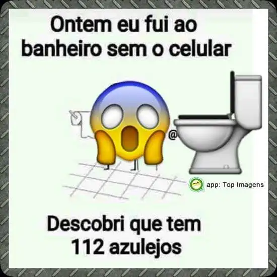 Banheiro sem o celular