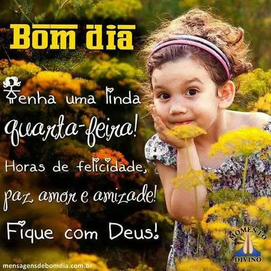 Bom dia de quarta-feira