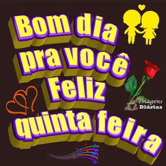 Bom dia de quinta-feira