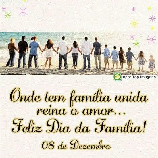 Feliz dia da família
