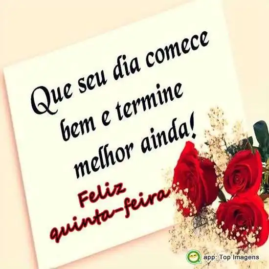 Feliz quinta-feira