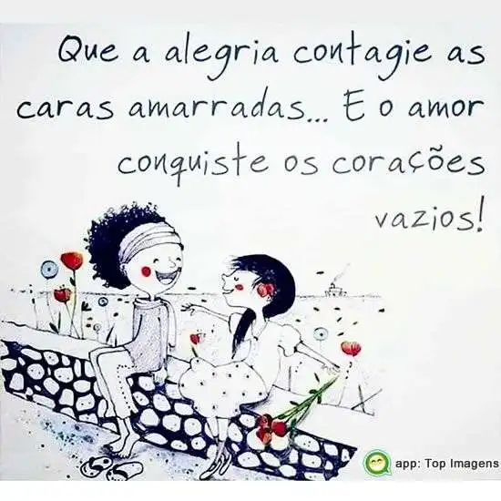 Que a alegria contagie
